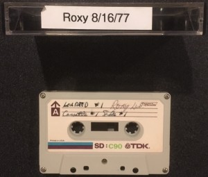 Lou Reed Roxy 77