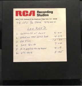 Lou at RCA Studios